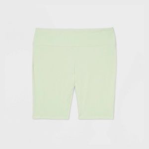 Neon Green Bike Shorts